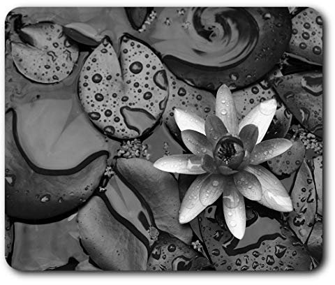 Destination Vinyl ltd Water Lily Flower Pond Zen Mouse Mat Pad Computer PC Laptop Gaming Office Home Desk Accessory Gadget #35056