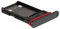 jbTec Dual SIM-Tray kompatibel mit OnePlus 8 / 5G - Kartenhalter Slot Schlitten Card Rahmen Simkarte Fach, Farbe:Schwarz