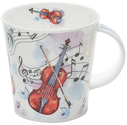 CA-MAKM-VI Violin Making Music Bone China Mug - Cairngorm Shape 0.48l