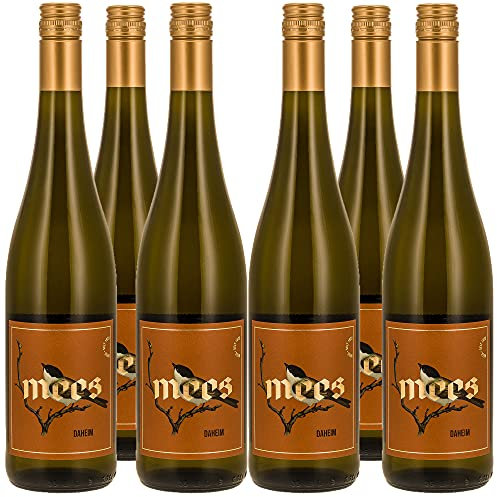 WEINGUT MEES | Weißwein fruchtig & feinherb DAHEIM - Chardonnay & Riesling Cuvée 2022, 6 x 0,75l, Nahe | hochwertiger Weisswein | Weißwein-Set aus Deutschland | Paket