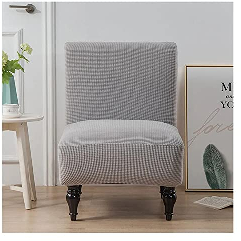 Stretch Sesselbezug ohne Armlehne，Elastisch Sofabezug Sesselschoner Sessel-Überwürfe onhe Armlehnen,langlebig,Jacquard-Stoff, Waschbar,für Wohnzimmer Hotel Haus Esszimmer ( Color : B , Size : 1PCS )