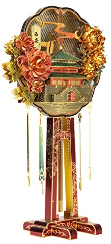 Microworld 3D Metal Puzzle Jigsaw, Xi’an Giant Wild Goose Pagoda Metal Model Brain Teaser DIY Ornaments Model Building Kits Art Craft Gift Toys for Birthday/Anniversary/Festival - Shaanxi Province