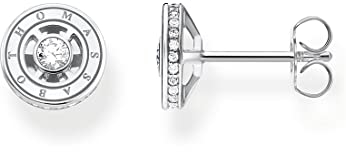 THOMAS SABO Ohrstecker mit weißen Steinen silber Recyceltes 925 Silber H2062-051-14