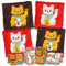 MIK funshopping Lot de 4 gants de toilette magiques - Serviette magique - Cadeau pour enfant - Tombola (Lot de 4 chats qui manqueront)