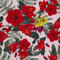 HEKO PANELS Stoff Oxford Wasserdichte Meterware Canvas-Stoff Polyester Stoff Zum Nähen Nähstoffe Möbelstoffe Dekostoffe Handwerken Wasserabweisend Blickdicht Blumen Hibiskus 1 Meter 155 x 100 cm