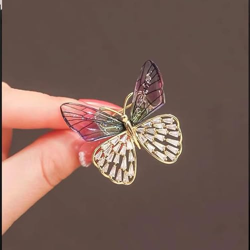 Equirider Broche Papillon Broche Strass Acrylique Pin Vêtements Accessoires