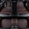 Jialuode Benutzerdefinierte Auto Fußmatten Anpassbare 95% Auto Modell PU Leder voller bedeckter Schutz Advanced Performance Liners,Kaffee
