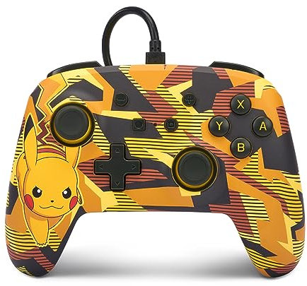 PowerA Controller cablato avanzato Nintendo Switch - Tempesta camuffata di Pikachu