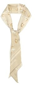 Coach Damen Tabby Printed Skinny Schmaler Schal, Kreide, Einheitsgröße