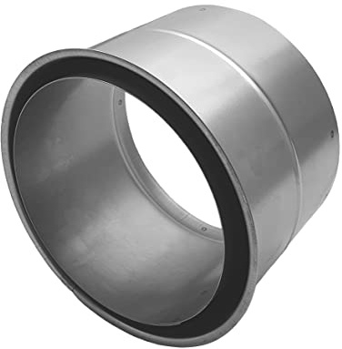 Doppelwandfutter Wandfutter Wandmuffe Ø 120 mm - Ø 200 mm für 2 mm Kaminofenrohr in Standardlänge und von 460 mm individuell verkürzbar (Ø 130 mm Standardlänge)