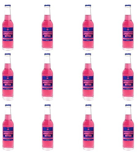 Contrattino, Aperitivo Bitter Tonic, Ready To Drink 5.5°Abv, Confezione da 24x200ml
