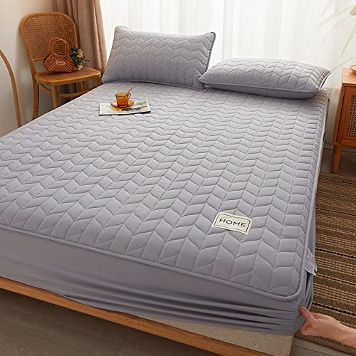 Wasserdichter Matratzenschoner mit Spannumrandung ideal für Boxspring- und Wasserbetten Mikrofasermaterial 100% Polyester Matratzenauflage 2er Set 48x74cm