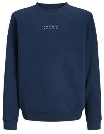 JACK & JONES Herren Jcopoint Sweat Badge Crew Neck Bf Jnr