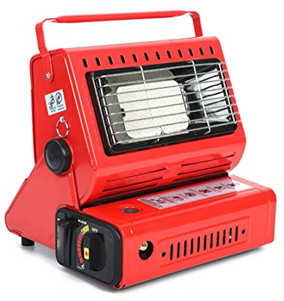 Chauffage à gaz Compact, chauffage d'extérieur Portable pour la maison, la pêche, le Camping, la randonnée, le patio, à l'intérieur, rouge
