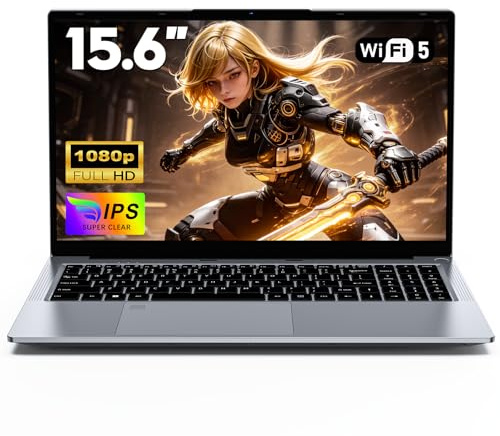 NAIKLULU 15.6 inch Gaming laptop 32 GB RAM 1TB SSD, R7 6800H (3.2 to 4.7 GHz) Processor 2026 Gamer Laptop Pc Gaming Notebook Computer, Backlit Keyboard/Fingerprint Reader/Type-C