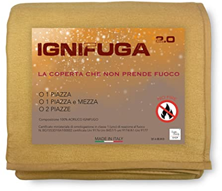 tex Family Löschdecke Flammenfest Feuerschutz Energie 1 Mexikanische – Einzelbett