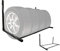 APT Reifen Wandhalter, schwarz pulverbeschichtet, Stahl, 90-130 cm, bis 90 kg