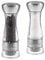 Cole & Mason H59301G/H59302G Windermere Salt & Pepper Mills | Gourmet Precision+ | Stainless Steel/Acrylic | 165mm | Bundle Set | Includes 2 x Grinders | Lifetime Mechanism Guarantee