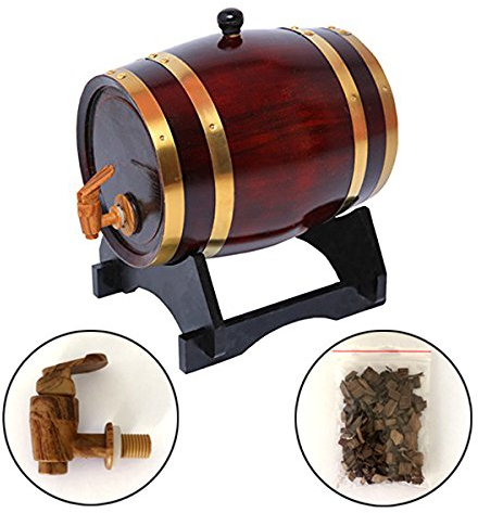 Whiskey Weinfass Eichenfass Alterung Whiskey Bier Wein Bourbon Tequila & mehr garantiert kein Auslaufen (5L) retro