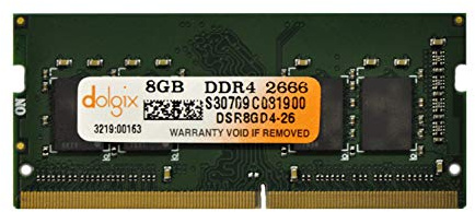 DOLGIX 8GB DDR4 PC4-21300 2666MHz Laptop 260Pins 1.2V Memory Ram Module Upgrade