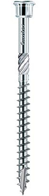 Eurotec, Terrassotec Terrassenschrauben 500 Stück; Edelstahl gehärtet; TX25; im Eimer, inkl. Drillstopbohrer + Bit (Größe: 5,0 x 80 mm)