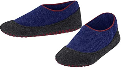 FALKE Unisex Kinder Stoppersocken Cosy Slipper K Hp Wolle rutschhemmende Noppen 1 Paar, Blau Cobalt Blue 6054, 25/26 EU