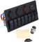 pour tableau electrique bateau Panneau d'interrupteur à bascule, 12V 24V 8 Gang voiture bateau LED interrupteur à bascule panneau de commande double USB voltmètre allume-cigare