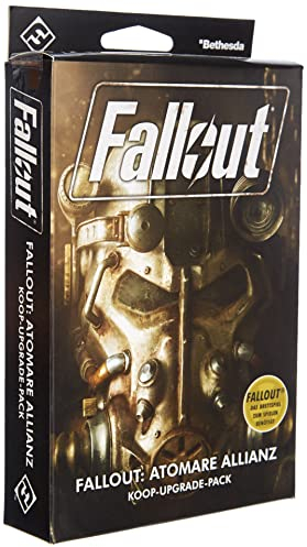 Fantasy Flight Games, Fallout Atomic Alliance Expansion Expert Game Gioco di strategia 1-4 Giocatori Età 14+ 150+ Minuti Tedesco Seconda espansione