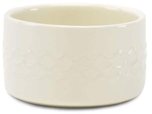 Scruffs Scruffs Icon Stoneware Dog Water Bowl 15 cm x 15 cm x 9 cm Cream