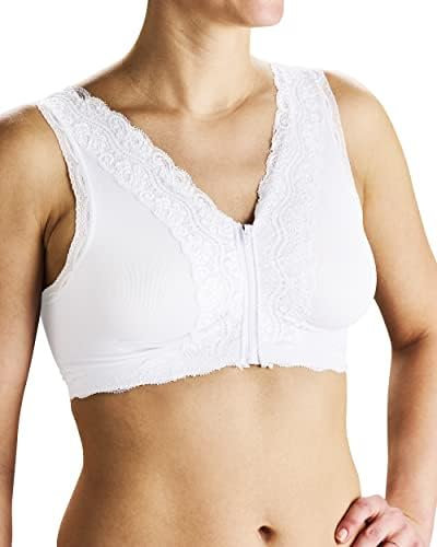 Basic Treasure 3er Set Damen Seamless Komfort BH, mit Reißverschluss