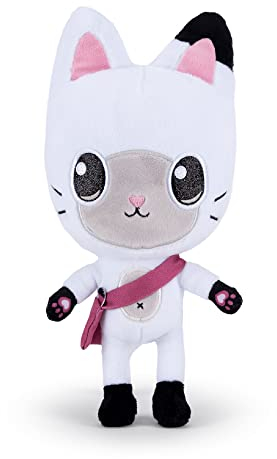 Famosa softies - Peluche Pandy Paws della serie di cartoni animati Gabby's Dollhouse, 25 cm, morbido, fatto con materiale in fibra riciclata al 100%, per bambini di qualsiasi età, Famosa (760022355)