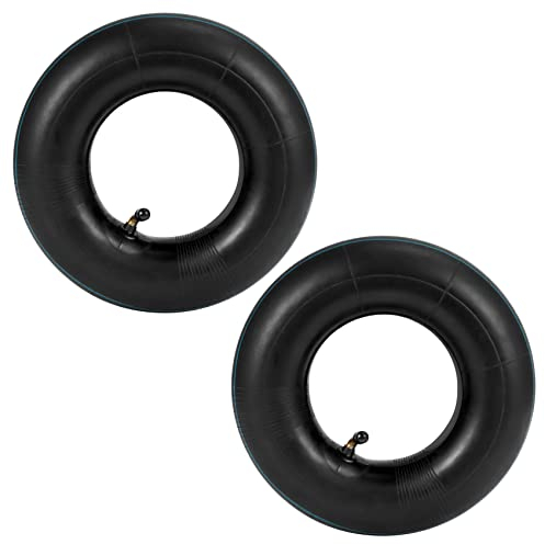 Roundsky 2 Stück 4.10/3.50-4 Reifen für Hand Wagen, Transport Wagen, Hand Wagen, Garten Wagen, Rasenmäher, 4.10-4 Rohr