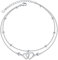 HOOHWE Fußkettchen für Damen 925 Sterling Silber Herz fußkette für Frauen Klassische Fußkettchen Armbänder Sommer Schmuck für Frauen und Mädchen Layered Ankle Bracelet