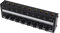 Zerodis - Amplificadores de 8 canales portátiles de metal estéreo para estudio y etapa de 100 a 240 V auriculares amplificadores estéreo para auriculares amplificadores claros (enchufe UE)
