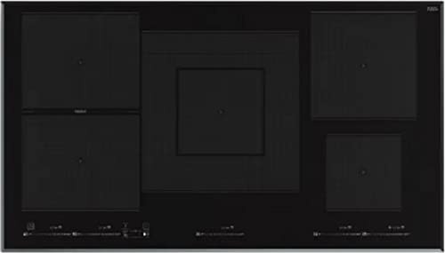 HT 1090 BA - Piano cottura da 85 cm, induzione, nero, 5 fuochi