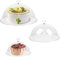3 Pieces Clear Cake Dome Cover 8 10 12 Acrylic Cake Stand Cover Round Cake Cloche Dome Food Plastic Cake Cover for Food Freshness Dessert Plate Box Tray Display (0.1)