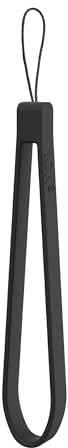 ION8 Sangle en Silicone pour ION8 Gourde - Robuste et Polyvalente, Facile à Attacher, Noir, Taille Unique