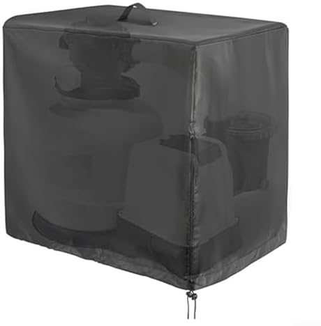Copertura per pompa da piscina, copertura di ricambio in tessuto Oxford impermeabile per Intex per Krystal Clear Pool Pump Parte filtro a sabbia