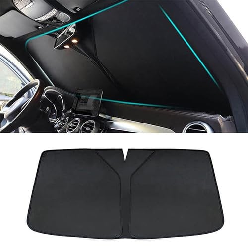 Compatible con Renault Capture Captur 2013-2023, parasol para parabrisas de coche, cobertura completa, fácil de usar