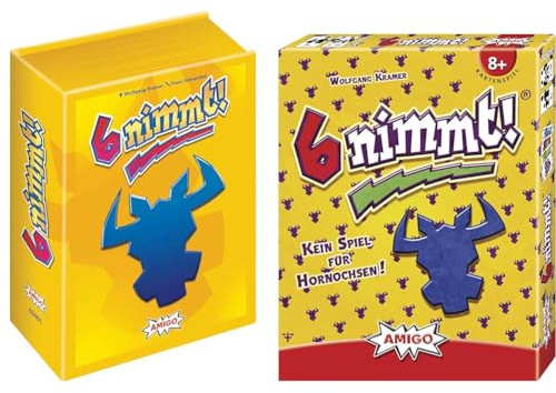 AMIGO 02401 6 nimmt 30 Jahre-Edition & 4910-6 nimmt!, Kartenspiel