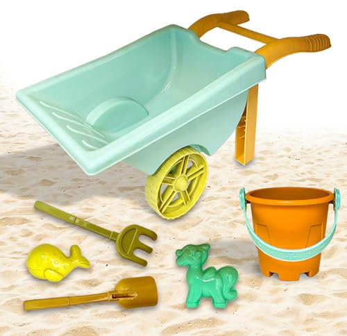 Xwin Sportseries Kids Beach Sand Toy Set, game sandpit, Bucket and Spade Beach Set Kids, Sea Animal Molds, Outdoor Toy For Toddler Boys Girls 3 4 5 6 7 8 Years Old