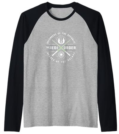Star Wars The Jedi Order Defenders of the Republic Raglan Baseball Tee