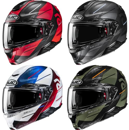 HJC, Modularer Motorradhelm RPHA 91 BLAT MC21, L