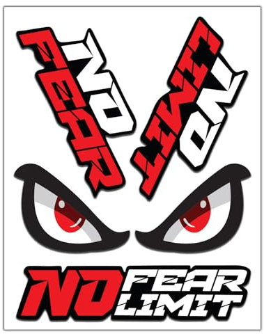 Biomar Labs Auto Sticker Vinyl Aufkleber Wasserfest für Auto Motorrad Laptop und Helm – Laminierte Dekorative Sticker für Fenster Trinkflasche und Zubehör D 45