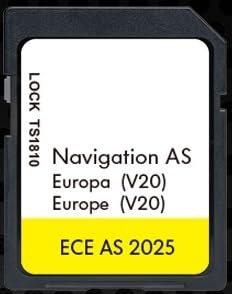 Generisch Kartenaktualisierung (GPS Navigation) - Europa - v20 ECE 2025 -KOMPATIBEL MIT Volkswagen Discovery Media 2 MIB2 - Navigation AS - SD Kartengröße 32 GB