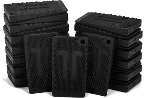 WEFHEF 30 Stück Möbel Nivellierpads Gummi Möbel Nivellierer Unterlegscheiben Flexible Tisch Nivellierkeile Möbelkeile Tischkeile Rutschfest für Heimwerker Möbel Tisch Stuhl Schrank