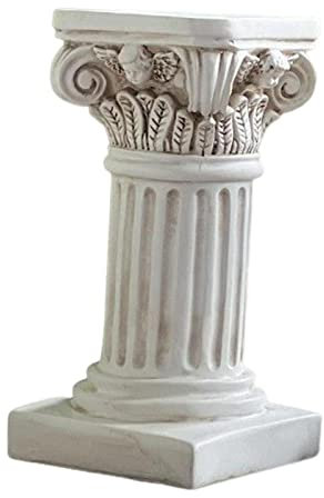sporful Portacandele in resina con colonna greca romana, per matrimoni, decorazioni per la casa