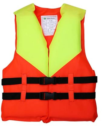 Giubbotto di Salvataggio per Adulti e Bambini, Salvagente ad Alta Galleggiabilità con Cinture Regolabili, Giubbotto di Sicurezza per Kayak e Surf(Adult)