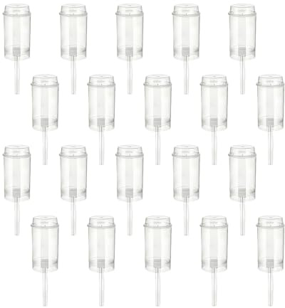 Genérico Push Up Cake Pop Envases - 20 Piezas Moldes para Postres Caseros | Utensilios para Hacer Cake,para vacaciones, bodas, reuniones, bar, cocina, hogar, casa rústica