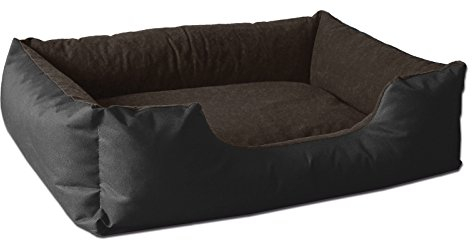 BedDog Hundebett XL - Hundekissen - Hundekorb - Hundecouch - Hundesofa - Bezug abziehbar, Waschbar, für Mittel-Große Hunde